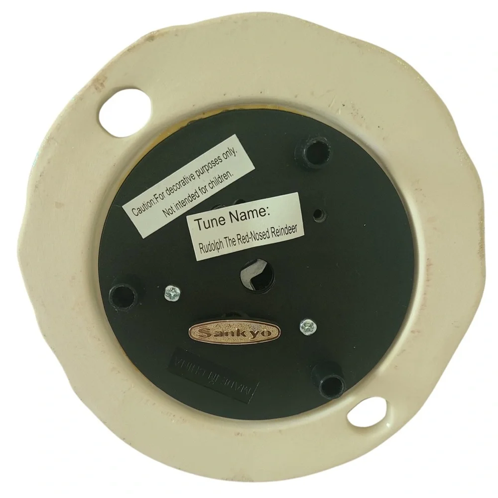 Sankyo Christmas Musical Snow Globe Rudolph The Red Nosed Reindeer - Picture 3 of 5